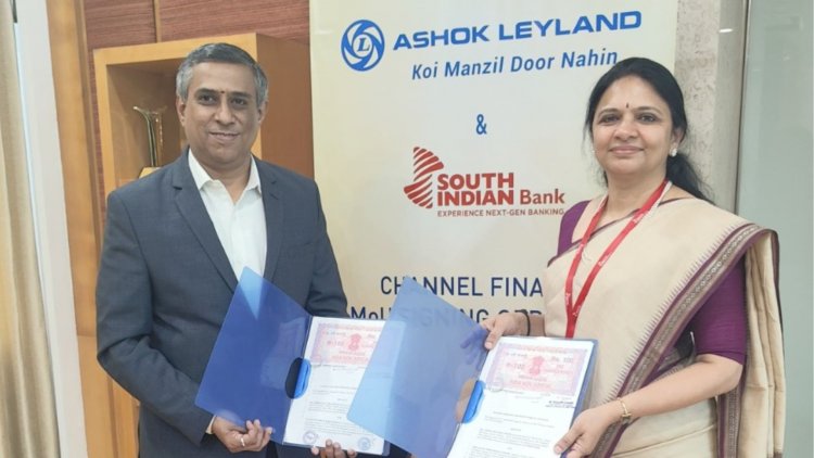 Ashok Leyland signs MOU with South Indian Bank