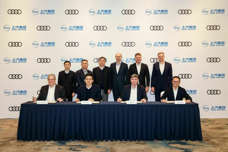 Audi and SAIC collaborate to develop new BEVs for China