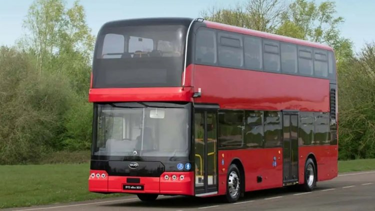 BYD Unveils Electric Double-Decker Bus BD11 in London