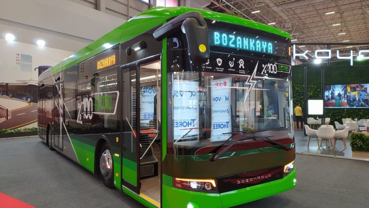 Bozankaya unveiled e-buses at Bus World Turkey