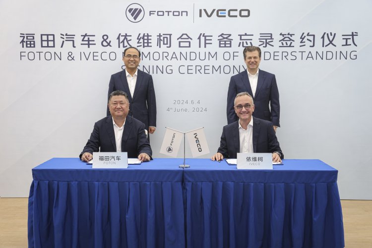 Iveco & Foton MoU to explore EV in Europe & South America