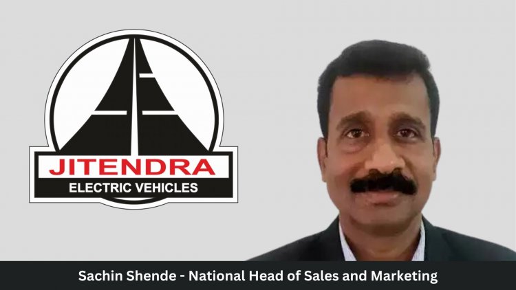 Jitendra New EV appoints a new sales & marketing Head