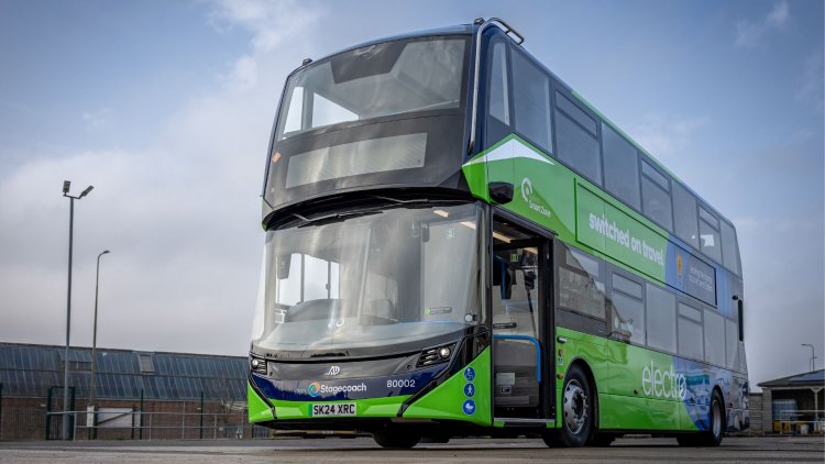 Alexander Dennis received an order for 244 e-buses from Stagecoach