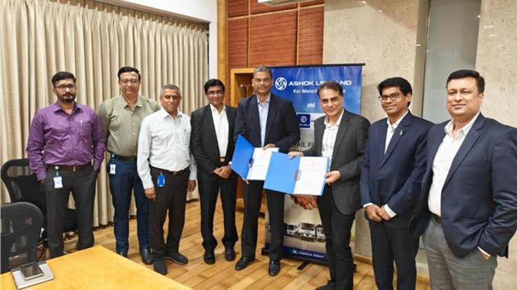 Ashok Leyland signed an MoU with Bajaj Finance for Vehicle Financing