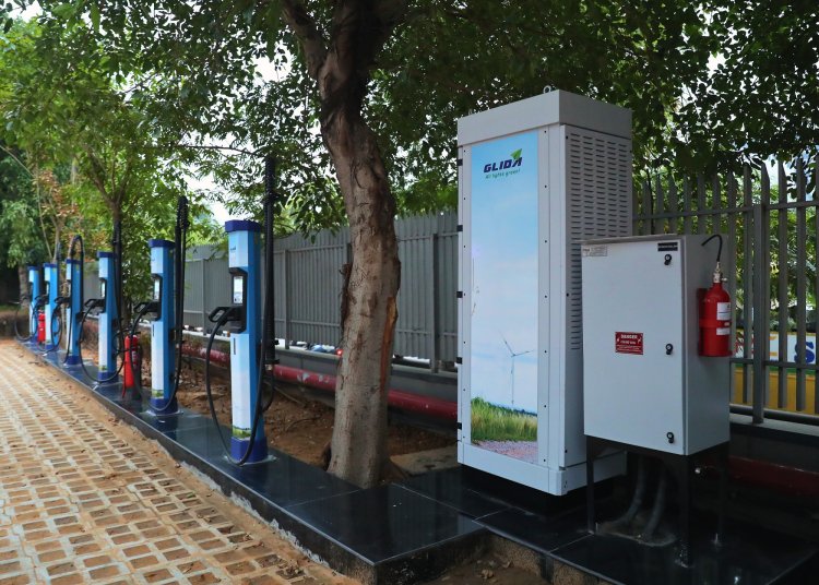 GLIDA Installs 200KW Chargers at DLF Cyberpark Gurugram
